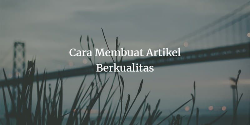 cara membuat konten website