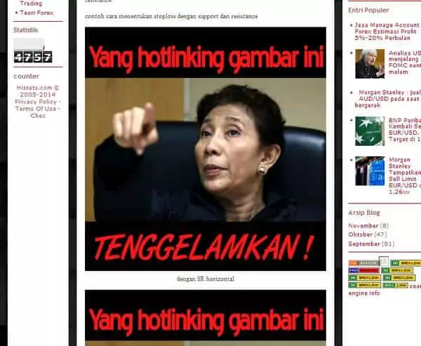 mencegah hotlingking image mudah