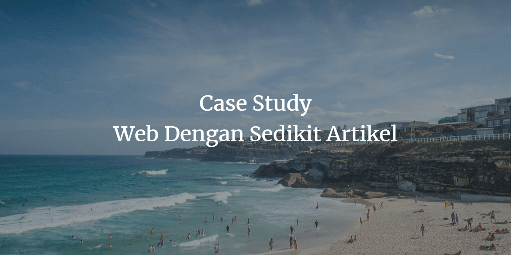 visitor dengan artikel sedikit