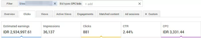blog 1 stat adsense