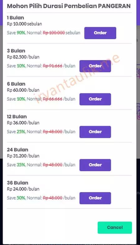 jebakan harga di nusantarahost