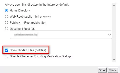 menampilkan htaccess