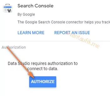 Klik Authorize